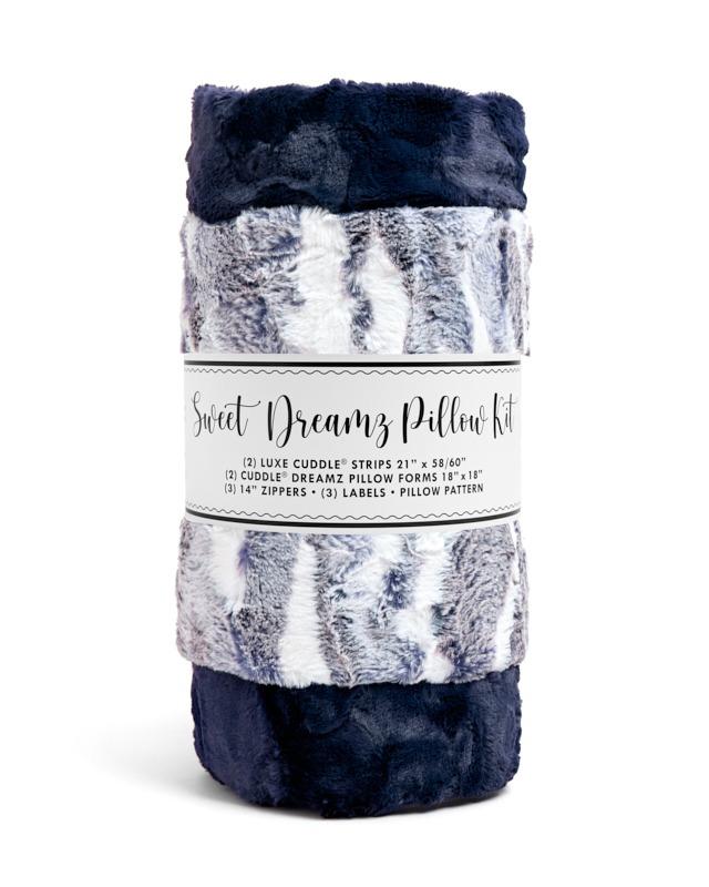 Sweet Dreamz Pillow Kit Frosted Himalayan Navy - Nebraska Quilt Company - K250123