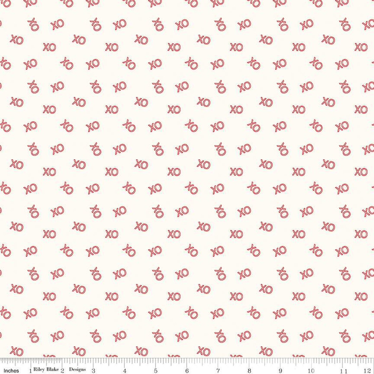 Sweetheart XO Cream - C15504 - CREAM - Riley Blake Designs - Nebraska Quilt Company - F09726