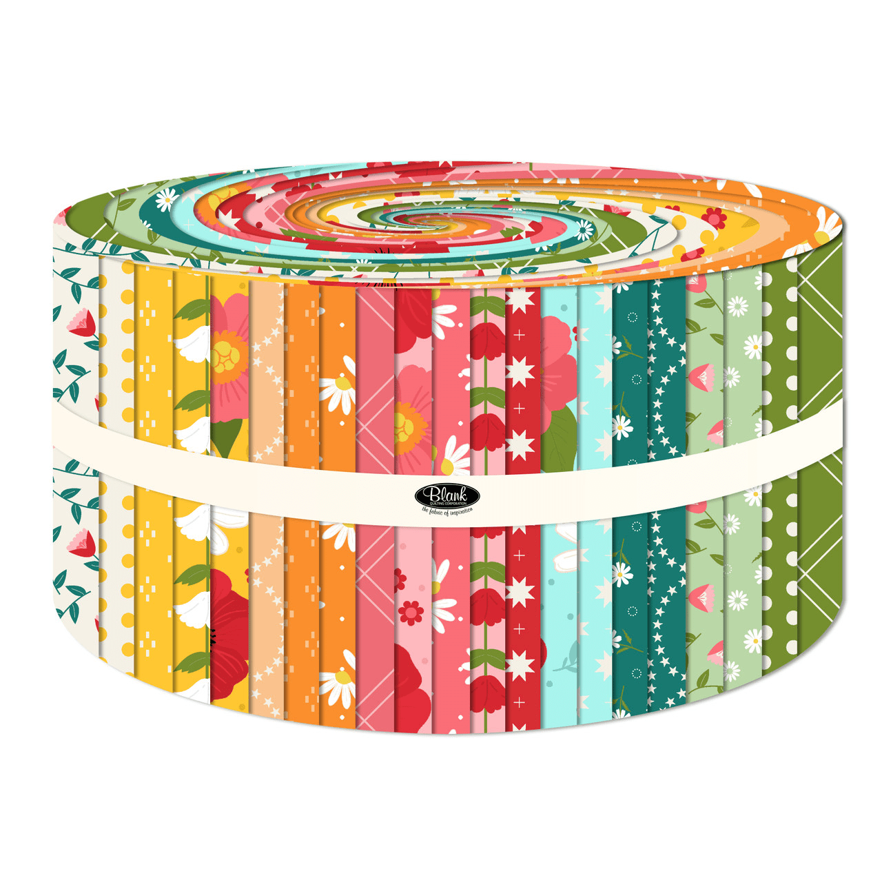 The Bright Side 2.5" Strips Multi 42 Pieces - Nebraska Quilt Company - PC260345