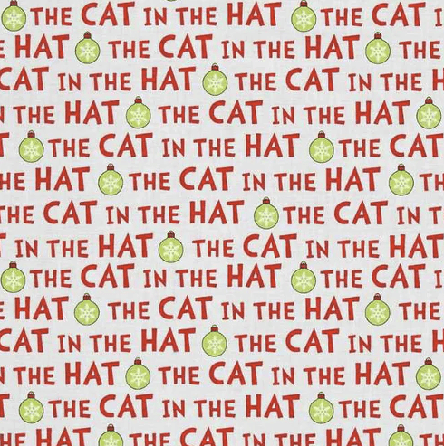 The Cat N the Hat Christmas - 1 Yard Left - Verified! - Nebraska Quilt Company - F76421