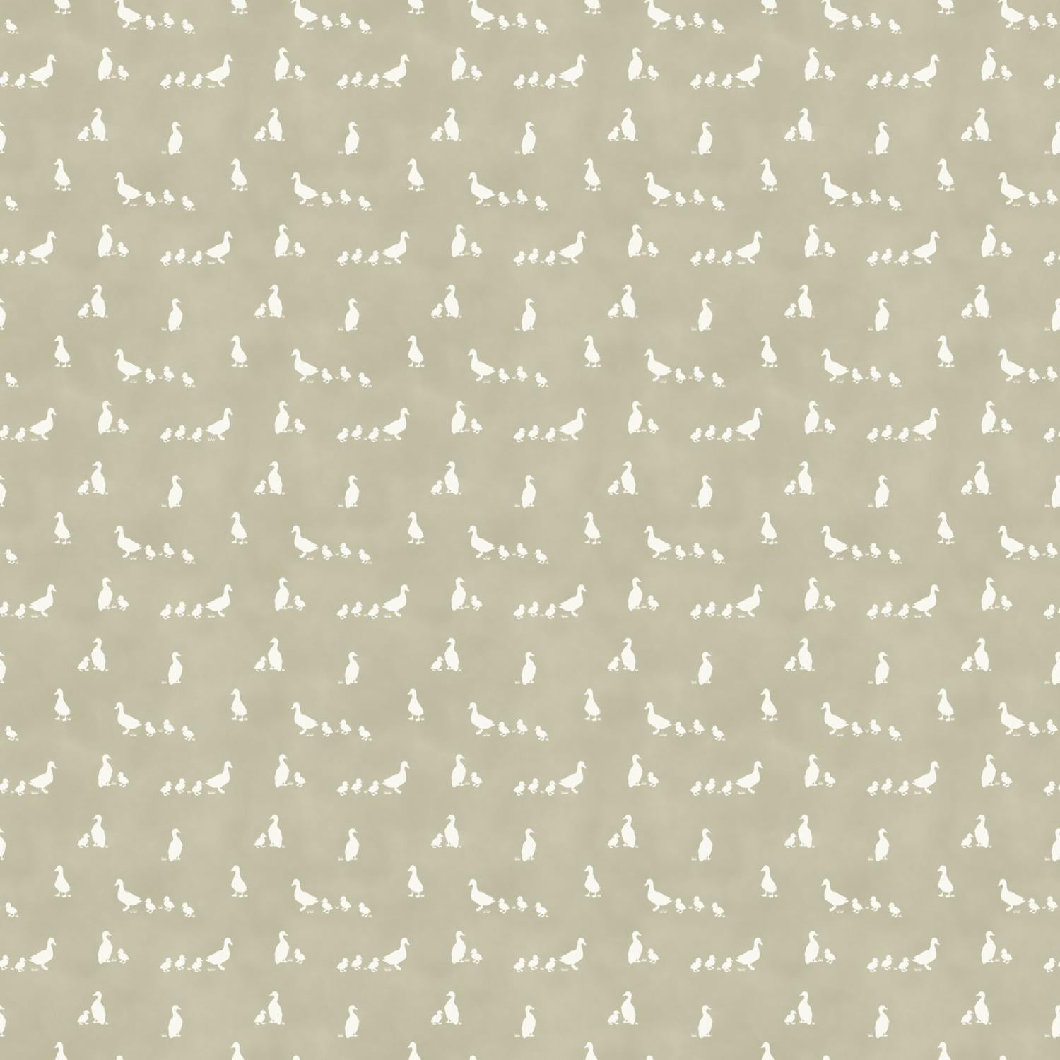 Tiny Waddles Ducklings Green - 91181 - 71 - FIGO Fabrics - Nebraska Quilt Company - F251473