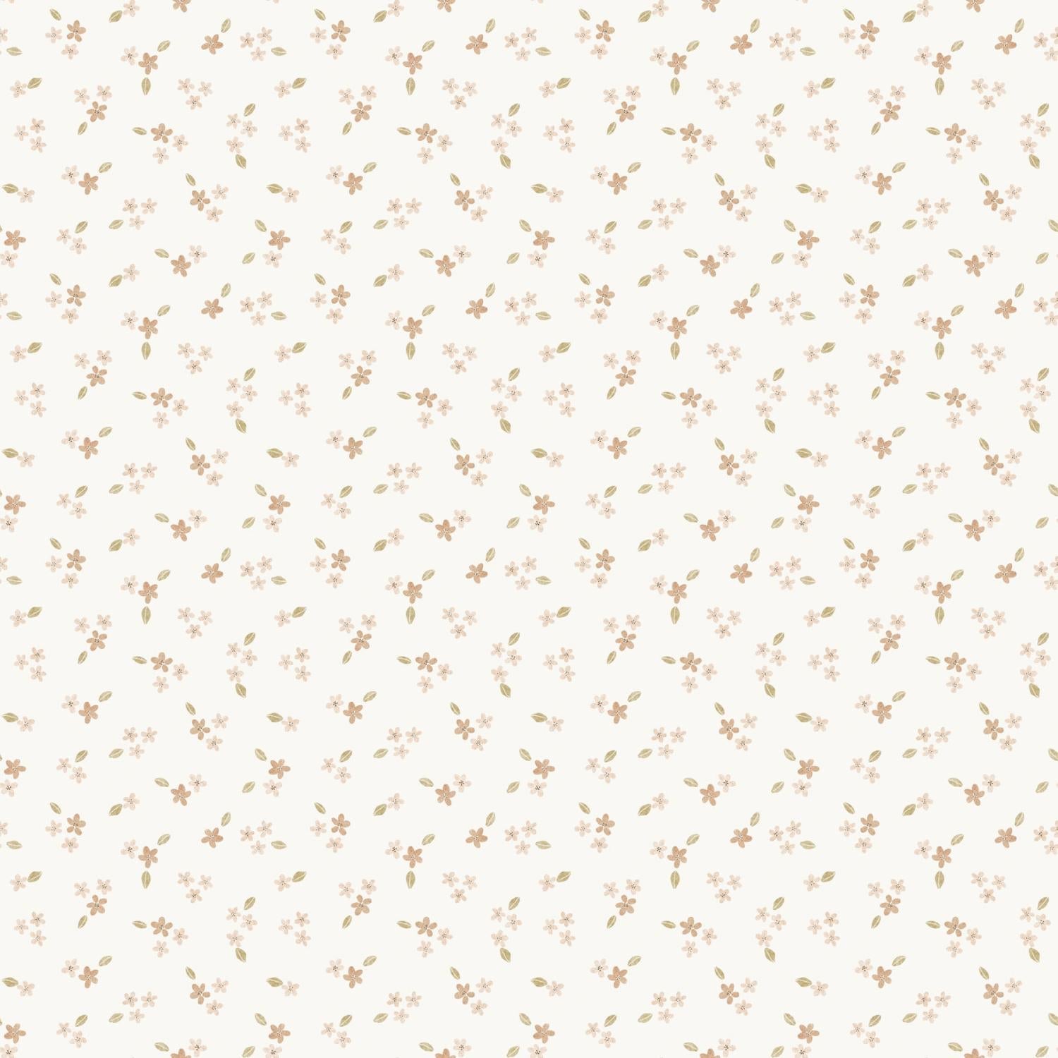 Tiny Waddles Floral Cream - 91185 - 11 - FIGO Fabrics - Nebraska Quilt Company - F251477