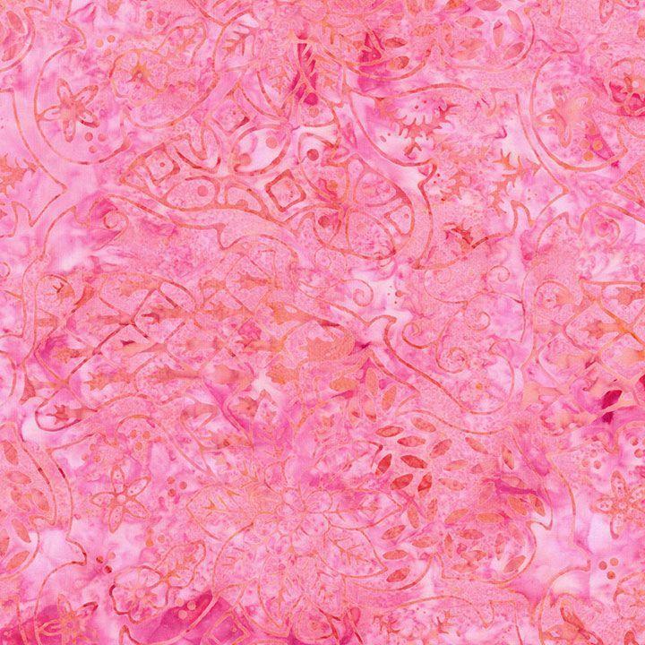 Tonga Mayfair Wallpaper Floral Rosette Pink - TONGA - B3703 ROSETTE - Timeless Treasures - Nebraska Quilt Company - Tonga Mayfair Wallpaper Floral Rosette Pink - TONGA - B3703 ROSETTE - Timeless Treasures