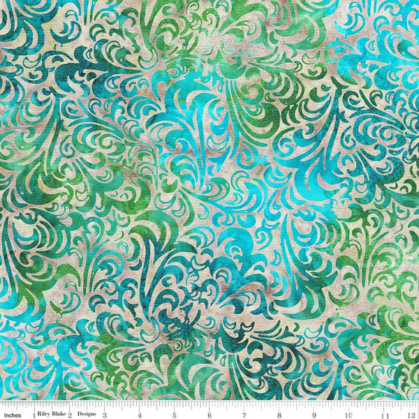Twirl & Swirl Coastal Shimmer - BT21900300 - Riley Blake Designs - Nebraska Quilt Company - F09746