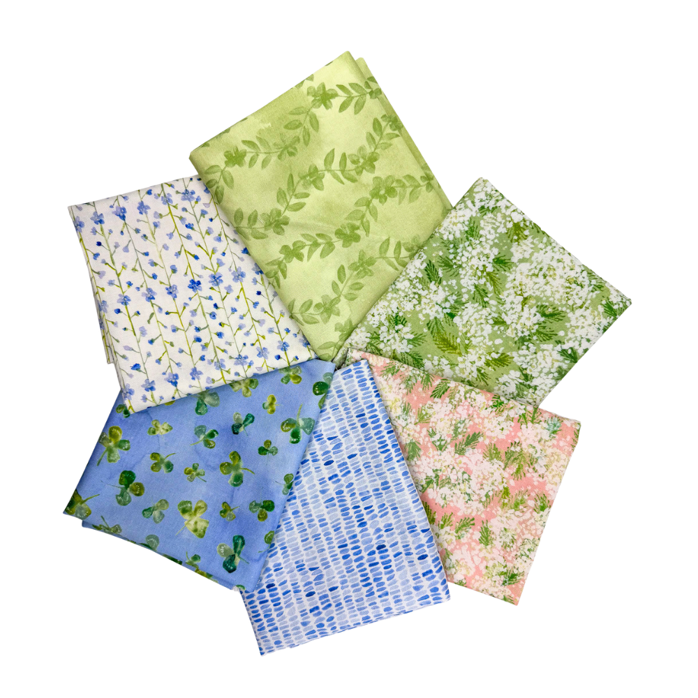 Sweet Cecily Fat Quarter Bundle Multi 6 Pieces - Nebraska Quilt Company - PC260837