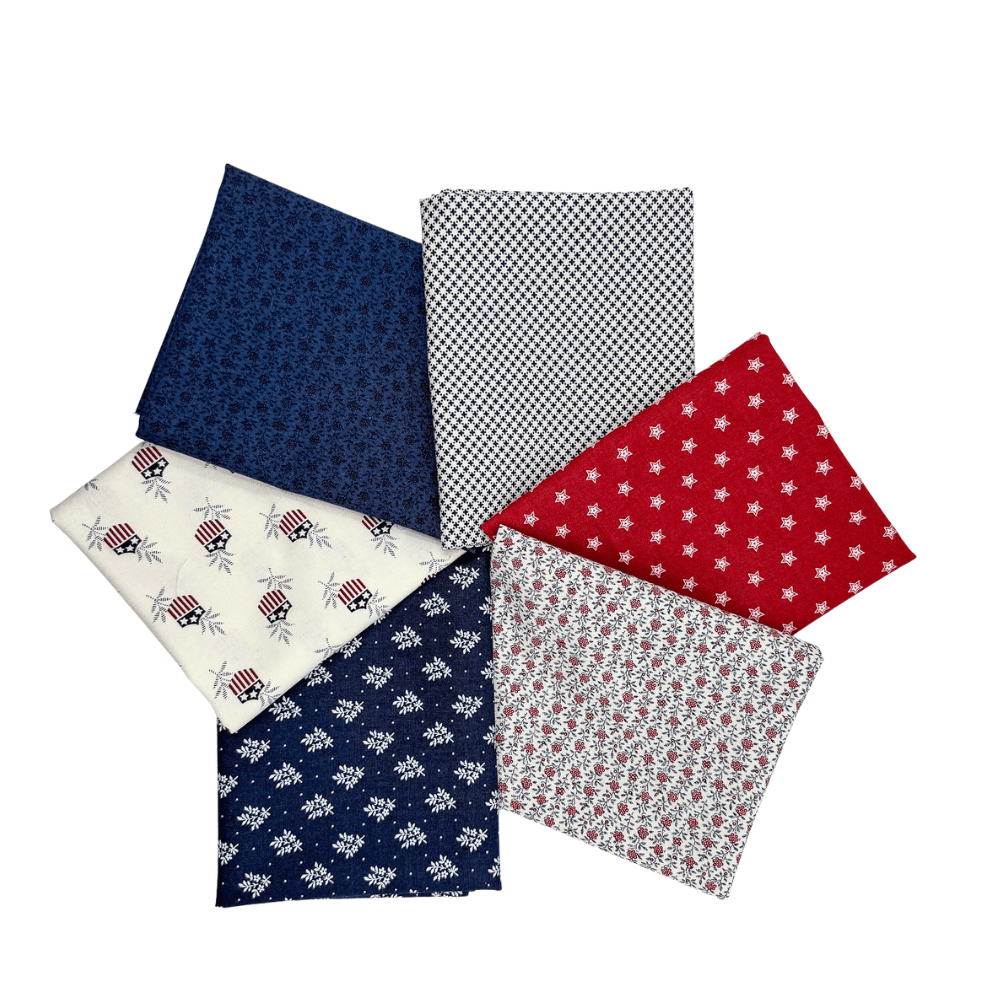 American Gatherings III Fat Quarter Bundle Multi 6 Pieces - Nebraska Quilt Company - PC260845
