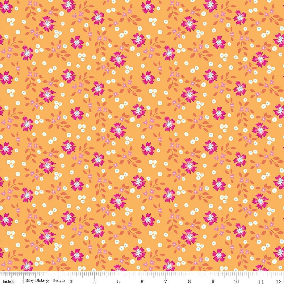 Vibrance Abloom Marmalade Orange - C15951 - MARMALADE - Riley Blake Designs - Nebraska Quilt Company - F2401569