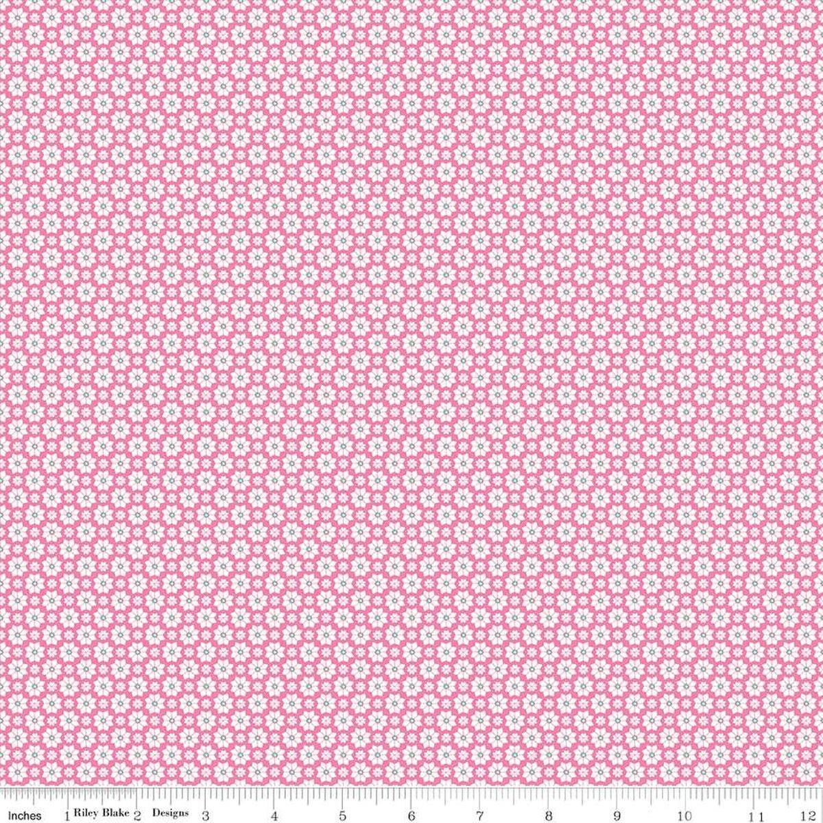 Vibrance Flowers Pink - C15953 - PINK - Riley Blake Designs - Nebraska Quilt Company - F2401564