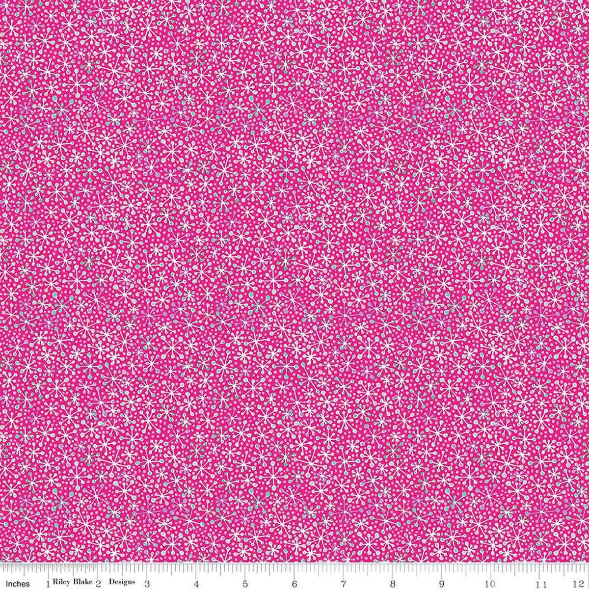 Vibrance Jacks Super Pink - C15952 - SUPERPINK - Riley Blake Designs - Nebraska Quilt Company - F2401580