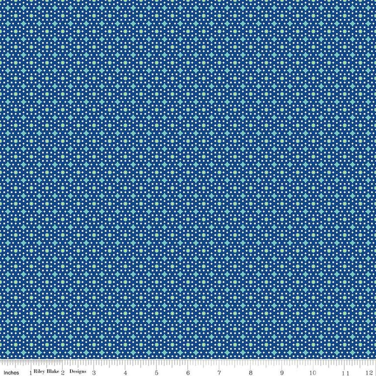 Vibrance Star Junctions Denim Blue - C15954 - DENIM - Riley Blake Designs - Nebraska Quilt Company - F2401579