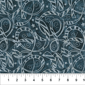 Vintage Spirit Denim Ribbons - 83016 - 48 - Banyan Batiks - Nebraska Quilt Company - F04148