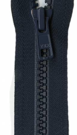 Vislon Closed Bottom Zipper 7" Navy - Nebraska Quilt Company - N2401631