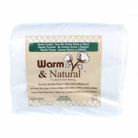 Warm & Natural Cotton Batting 120" x 124" King - Nebraska Quilt Company - NB00106