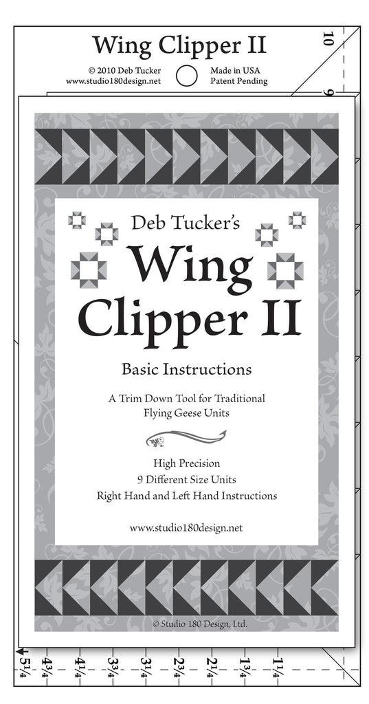 Wing Clipper II Ruler - Nebraska Quilt Company - N2401016