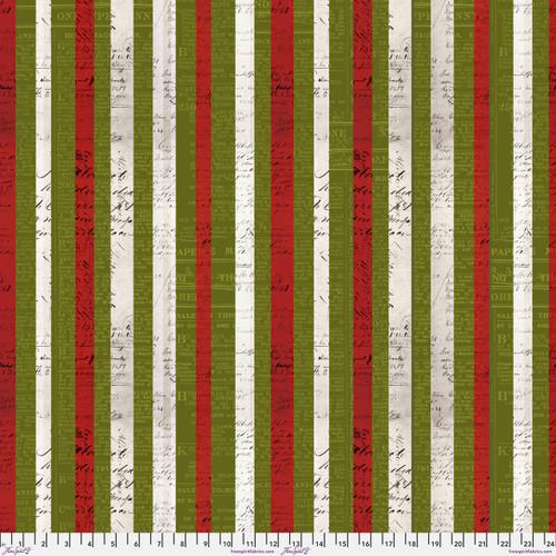 Wonderland Xmas Stripe Multi - FNTH002.MULTI - FreeSpirit Fabrics - Nebraska Quilt Company - F05154