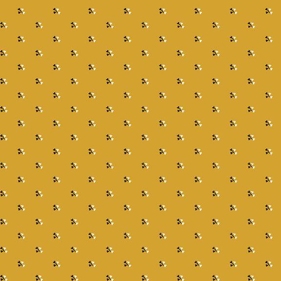 Woof and Warp Hearts Gold - R311127D GOLD - Marcus Fabrics - Nebraska Quilt Company - F2401331