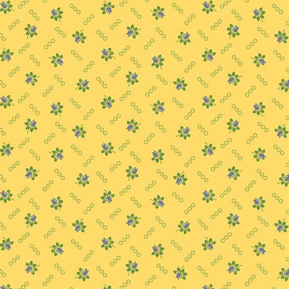 Woof and Warp Tulips Yellow - R311132D YELLOW - Marcus Fabrics - Nebraska Quilt Company - F2401341