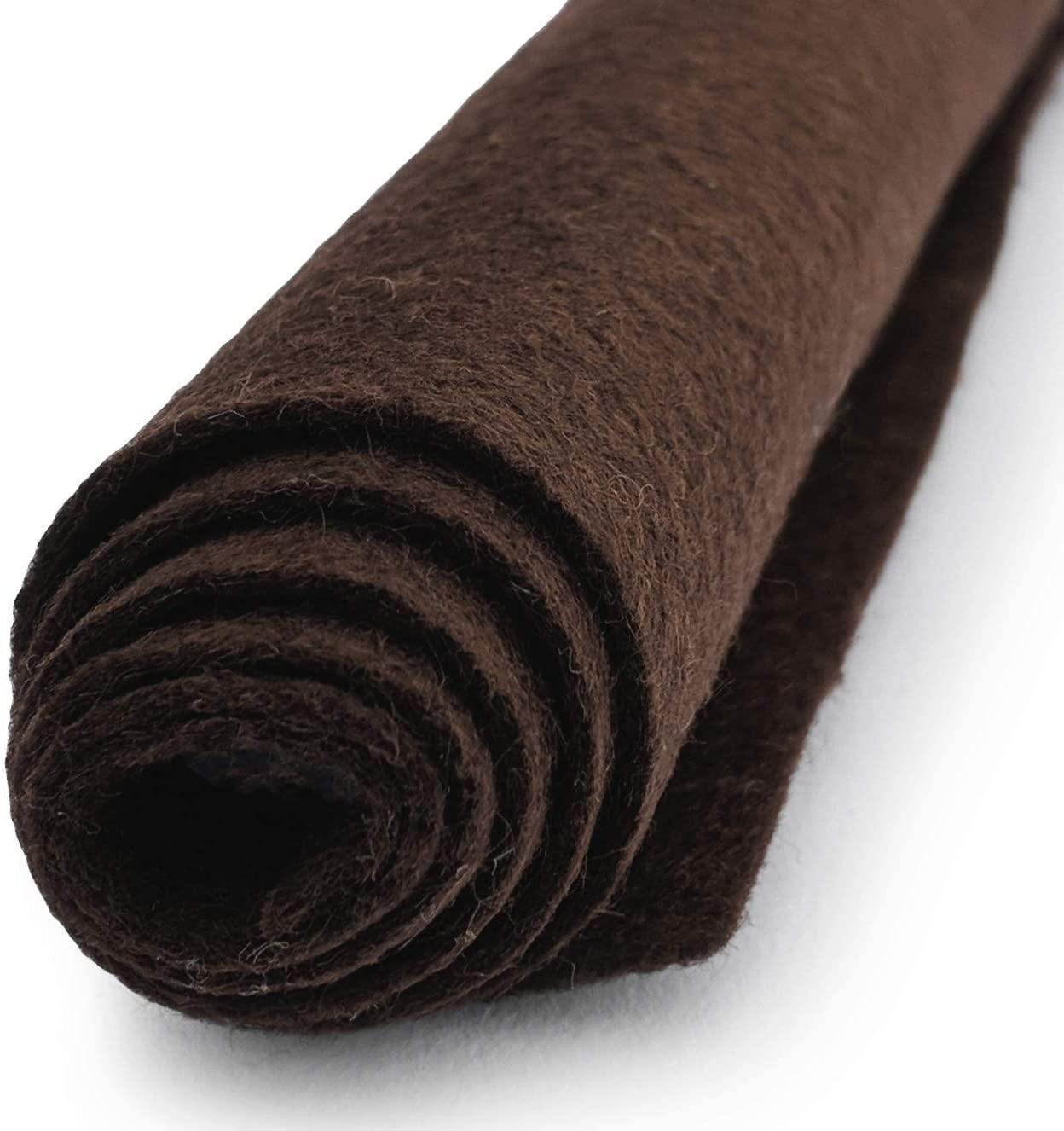 Wool Felt Teddy Bear Brown 10 Inch Remant - Nebraska Quilt Company - F77105