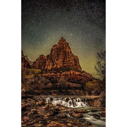 Zion Night Sky Panel Multi 20" x 30" - Nebraska Quilt Company - PAN2501704