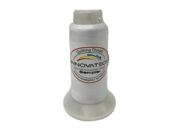 1000 Innovatech Poly Wrapped Poly 40wt Sample Thread White