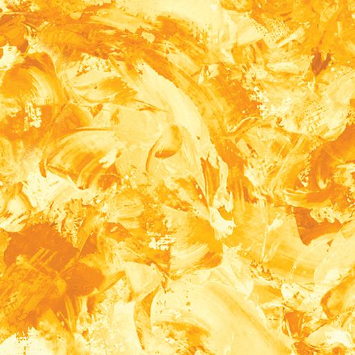108" Wide Paint Splash Marigold - 14162W - 34 - Benartex - Nebraska Quilt Company - F06805