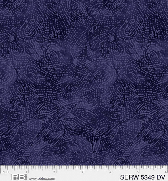 108" Wide Serenity Dark Pu Serenity Dark Purple - 5349 DV - P & B Textiles - Nebraska Quilt Company - F07404