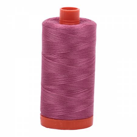 2450 Rose 50wt Aurifil Thread 1,422 Yards - Nebraska Quilt Company - NT08416