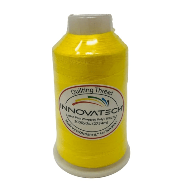 3012 Innovatech Poly Wrapped Poly 40wt Yellow - Nebraska Quilt Company - NT07032