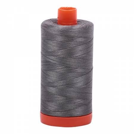 5004 Gray Smoke 50wt Aurifil Thread 1,422 Yards - Nebraska Quilt Company - NT00731