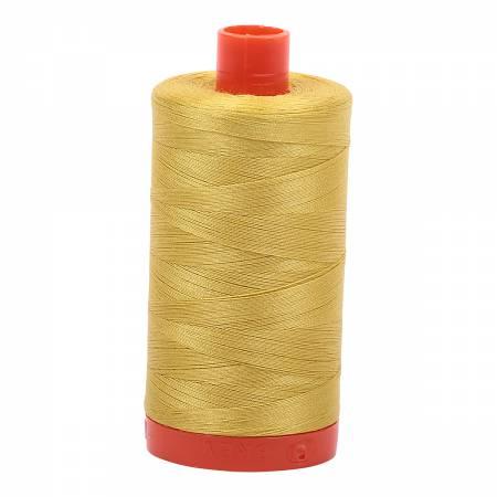 5015 Gold Yellow 50wt Aurifil Thread 1,422 Yards - Nebraska Quilt Company - NT05990