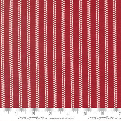 American Gatherings II HeartStripes Red - 49244 12 - Moda Fabrics - Nebraska Quilt Company - F04727