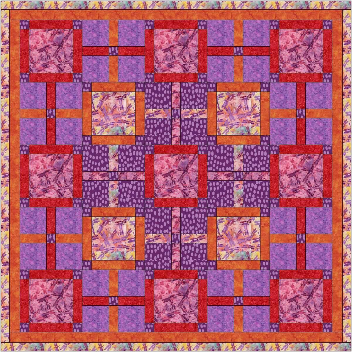 Backroads Quilt Pattern PDF Digital Download - Nebraska Quilt Company - PUB04484