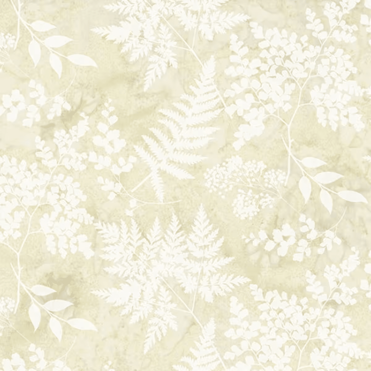 Bali Batik Breeze Mixed Fern Papyrus - V2529 - 531 - Hoffman Fabrics - Nebraska Quilt Company - F08114