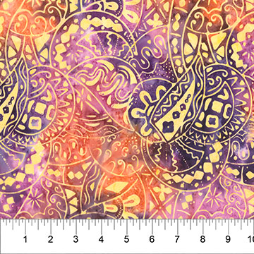 Banyan City Spirit Traffic Plum - 83062 - 82 - Banyan Batiks - Nebraska Quilt Company - F07356