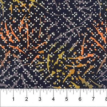 Banyan Tablescape Midnight - 83050 - 49 - Banyan Batiks - Nebraska Quilt Company - F07812