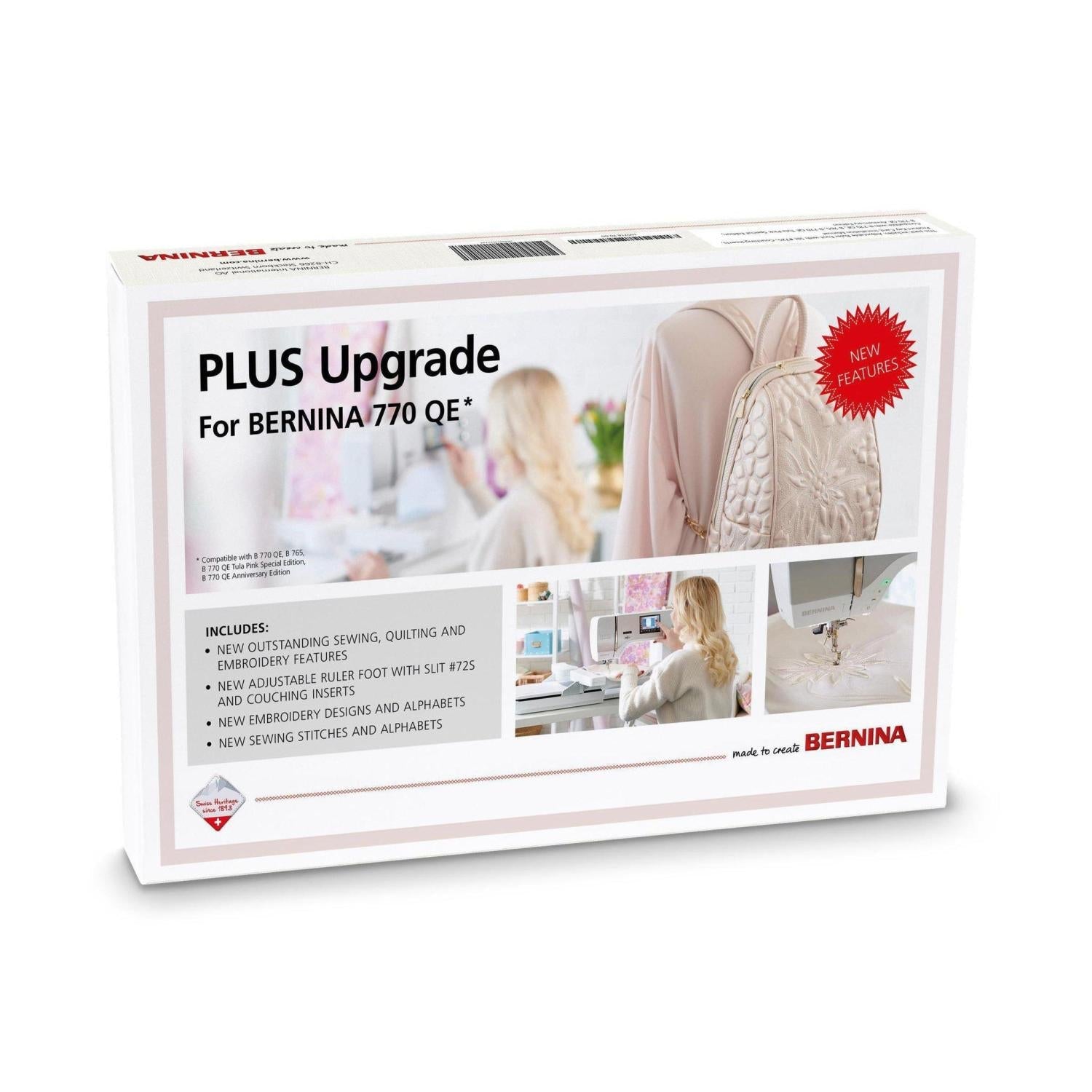 Bernina Plus Upgrade for 770 QE - Nebraska Quilt Company - A105718.70.00