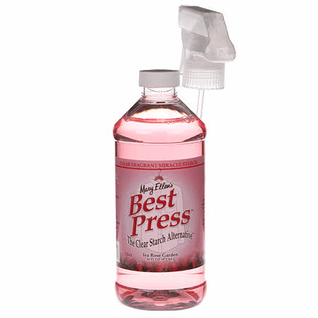 Best Press Spray Starch Tea Rose Garden 16oz - Nebraska Quilt Company - N13646