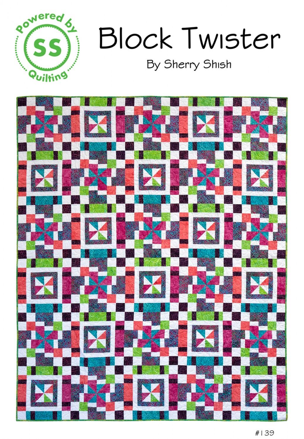 Block Twister Pattern - Nebraska Quilt Company - PUB03685