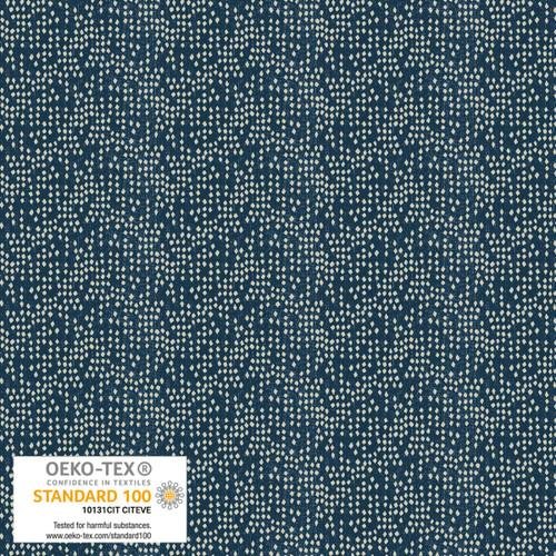 Blue Feeling White Dots - S - BLUEFEELIN - 4502 - 617 - Studio E Fabrics - Nebraska Quilt Company - F04324