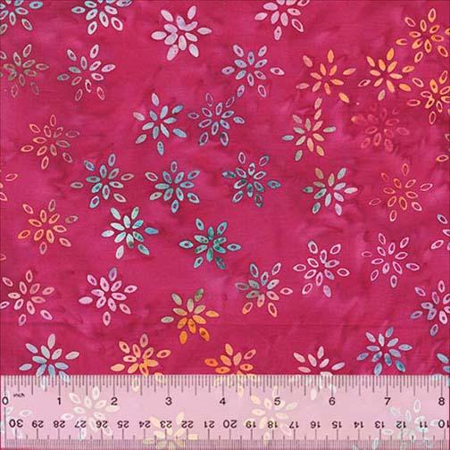 Bright Summer Sparkling Flowers Magenta - 3479Q - X - Anthology Fabrics - Nebraska Quilt Company - F06654