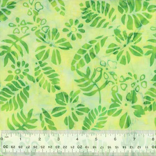 Bright Summer Tropical Leaves Mint - 3475Q - X - Anthology Fabrics - Nebraska Quilt Company - F06649