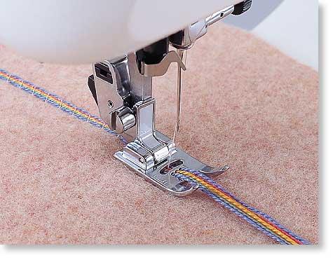 Brother 5 Hole Cording Foot 7mm - Nebraska Quilt Company - ASA157