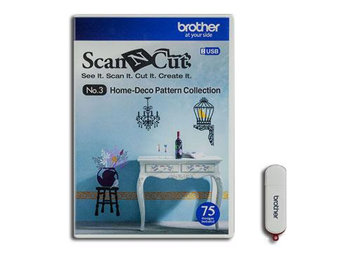 Brother ScanNCut Home - Deco Pattern Collection - Nebraska Quilt Company - ACAUSB3
