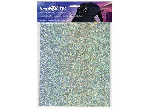 Brother ScanNCut Iron on Sheets Holographic 4 - Nebraska Quilt Company - ACATH01