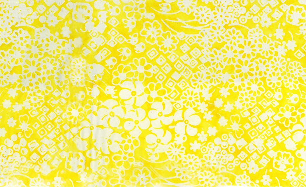 Crossroads Daisy Squares Sunshine Yellow - 80903 - 54 - Banyan Batiks - Nebraska Quilt Company - F03067