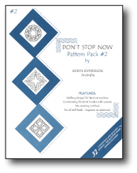 Don't Stop Now Collection 2 Pantographs - DSN2 - Golden Threads - Nebraska Quilt Company - N10431