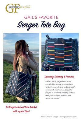 Gail's Favorite Serger Tote Bag Pattern - Nebraska Quilt Company - PUB01199