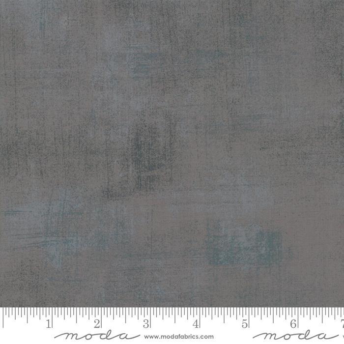Grunge Basics Medium Grey - 30150 528 - Moda Fabrics - Nebraska Quilt Company - F02814