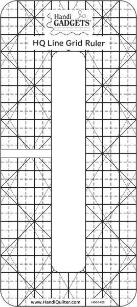 Handi Quilter Line Grid Ruler 6" x .25" - Nebraska Quilt Company - AHG00439