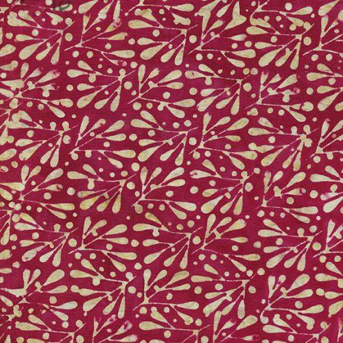 Holiday At Home Mistletoe Red Cherry - 122213360 - Island Batik - Nebraska Quilt Company - F04657